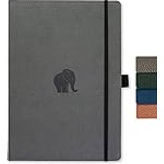 Dingbats* - Wildlife A4 Grid Notebook - Ekstra stor indbundet pu læderjournal - Til arbejdsrejser - Lomme Elastisk lukning Pen Holder Bogmærke