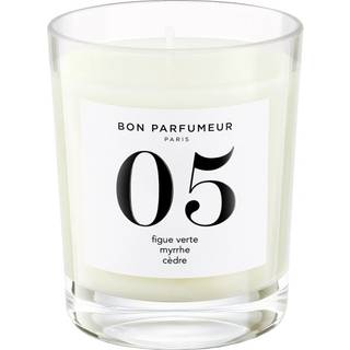 BON PARFUMEUR Home Line Stearinlys 05 Figue Verte, Myrrhe, Cèdre 180 g (1.978,00 kr / 1 kg) - 180 g
