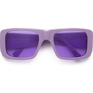 Retrosuperfuture Unisex CE5 Onorato Gomma Solbriller Acetat Lilac Grøn Firkantet