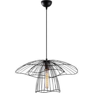 Hængelampe Tel 6504, sort, jern, Ø 50 cm