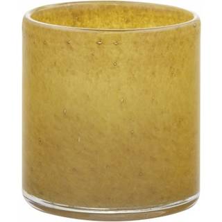 blomus SAGA fyrfadsstage M Ø12 cm Tan