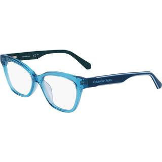 Calvin Klein Junior CKJ23304 410 Optiske stel Acetat Lyseblå Cat Eye Normal Normal - Lyseblå