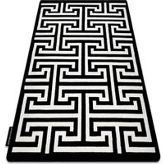 Tæppe HAMPTON Crown sort 80x150 cm