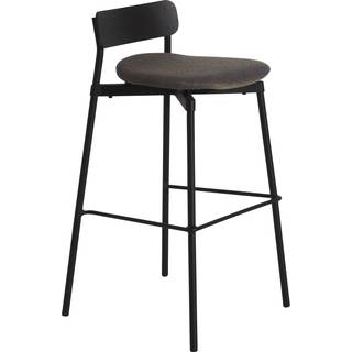 Petite Friture Fromme Bois H75 Barstol Tissu Sort