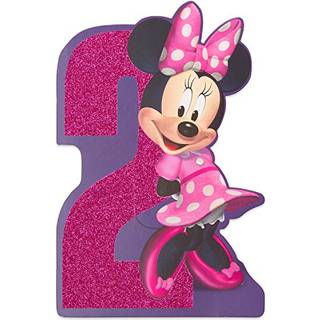 Amerikanske hilsener 2. f?dselsdagskort til pige (Minnie Mouse)