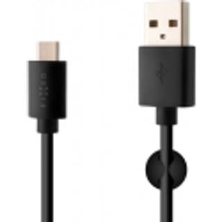 Fixed - USB-A til USB-C Kabel - 2m - Sort