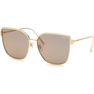 Chopard Kvinde SCHG67M 300X Solbriller Metal Guld Brun Firkantet Antiblænding