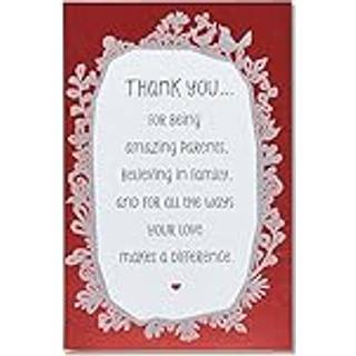 Amerikanske hilsner p? jubil?umskort til for?ldre (tak)