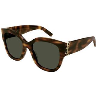 SAINT LAURENT Kvinde SL M95/F 003 Solbriller Acetat Havana Grøn Cat Eye