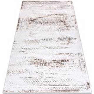 Tæppe ACRYL VALENCIA 9986 ORNAMENT, ramme, vasket, vintage elfenben 120x180 cm