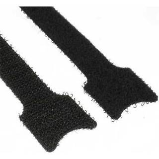 Hook-and-loop velcrobånd / burrebånd, 12 mm. bred | 10 stk. 12x200 | PRIS-MATCH