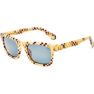 Etnia Barcelona Brutal No.09 Sun Polarized CH 52 Solbriller Mænd Brun - White Brown Checkered - 52mm
