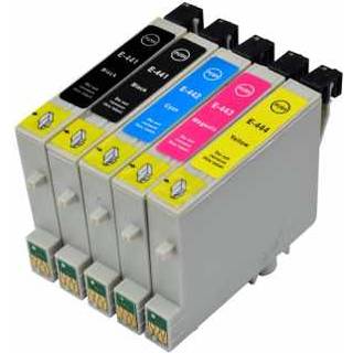 Kompatible blækpatroner Epson T0441 - T0444, 5 stk. rabatpakke 91 ml