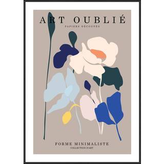 Plakat - Flowers I - Art Oublié Plakat - Str:50 x 70 Cm - Incado
