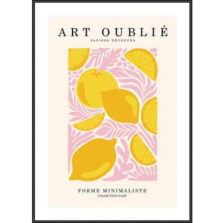 Plakat - Lemons - Art Oublié Plakat - Str:50 x 70 Cm - Incado