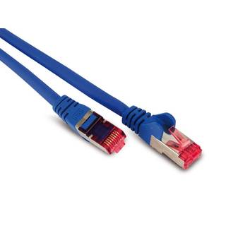 Cat 6a S/FTP LSZH Netværkskabel - Blå - 0.25 m