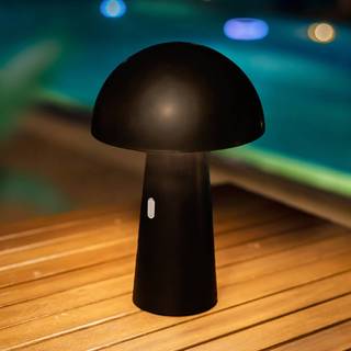 Newgarden Shitake LED-bordlampe batteri, IP44 sort