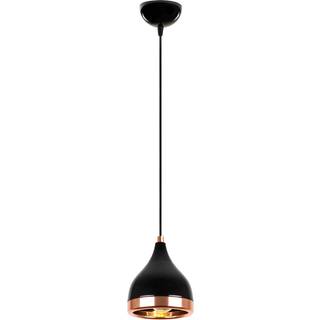 Hængelampe Yildo 7000 1 lyskilde Ø15cm sort/kobber