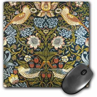 William Morris Strawberry Thief Pattern - Mouse Pad 8 x 8 tommer (MP_219390_1)