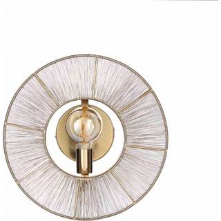 Bodil væglampe guldfarvet 40 cm i diameter