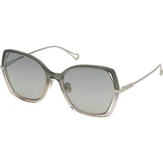 Nina Ricci SNR361 0VAH 57 Solbriller Kvinder Grå - Transparent Faded Grey - 57mm