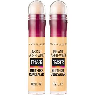 Maybelline Instant Age Rewind Eraser Dark Circles Treatment Multi-Use Concealer Neutralizer 0,2 fl oz (pakke med 2)