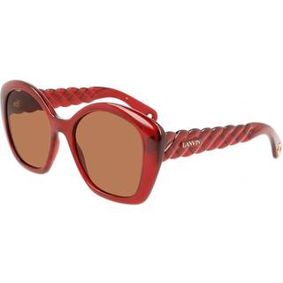 Lanvin LNV628S 601 54 Solbriller Mænd Rød - Transparent Deep Red - 54mm