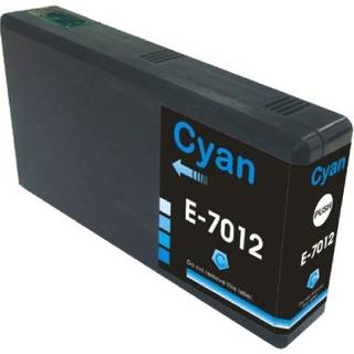 Epson T7012 cyan blækpatron Kompatibel C13T70124010 - 45ml