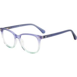 Kate Spade Joliet RNB 49 Briller Kvinder Grøn - Transparent Purple Blue Faded Green - 49mm