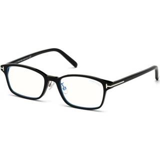Tom Ford FT5647-D-B Asian Fit Blue-Light Block 001 53 Briller Mænd Black - Shiny Black - 53mm