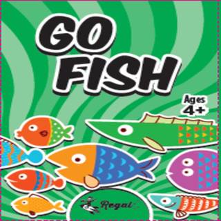 Regal Games Go Fish-kortspil til børn - Store kort på 4 x 2,75 tommer, Sjov til familien på farten, Klassisk kortspil til børn fra 4 år