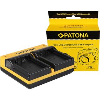 Dual oplader til Leica Panasonic DMW-BLC12PP V-Lux 4 Panasonic DMW-BLC12PP