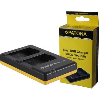 Dual hurtigoplader til Leica BP-DC9 Panasonic DMW-BMB9 V-Lux V-Lux 2 VLux 2 II