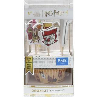 Ron Weasley Toppers inkl. Muffinsforme, Metalfolie - 24 stk, PME