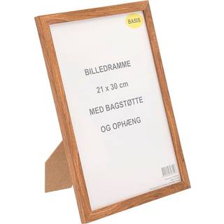 Ramme i egetræslook - 21x30 cm (På lager i butik)