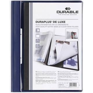Durable DURAPLUS DE LUXE præsentationsmappe A4 mørkeblå