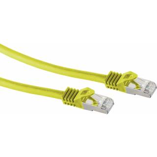 Cat 7 S/FTP LSZH Netværkskabel - Gul - 0.50 m