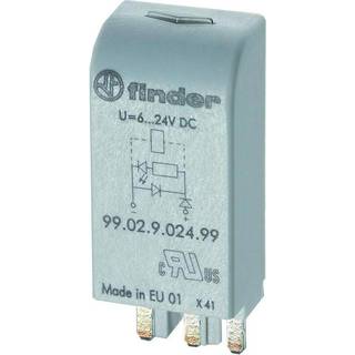 Finder Emc modul, led + varistor, 6-24vuc