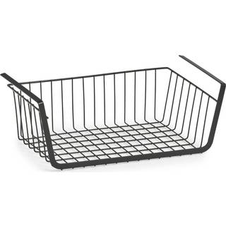 Hyldehængt kurv i sort - Sort - 41cm x 26cm x 15cm - Yvette