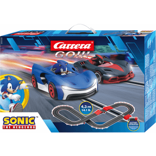 Carrera GO!!! Sonic Bilbane med hop og to biler - Sonic og Shadow