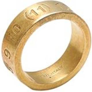 Maison Margiela Engraved sterling silver ring - gold - M