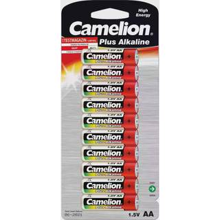 Batterier Camelion Mignon LR6 MN1500 AA AM3 Plus Alkaline 10er Blister