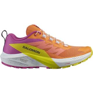 Salomon Women's Sense Ride 5 Bird Of Paradise/White/Sulphur Spring, Bird Of Paradise / White / Sulphur Spring, 36 2/3