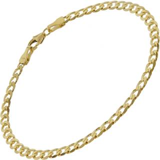 trendor 75654 Damen Panzer-Armband Gold 333 (8 Karat) 3,9 mm breit