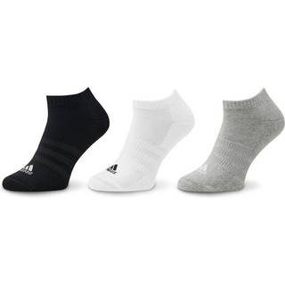 Cushioned Low-Cut sokker, 3 par - Medium Grey Heather / White / Black - 46-48