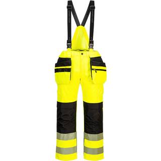 PW3 hi-vis overalls - Gul/Sort (Størrelse: S)