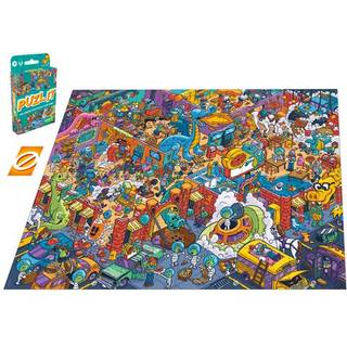 Hasbro Gaming Puzl IT -kortspil | Pizza Party Theme | Konkurrencedygtige puslespil for børn og familier | Påskekurvestemere | 2-6 spillere | Alde