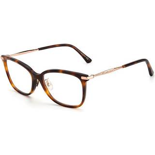 Jimmy Choo JC307/F Asian Fit 06J 54 Briller Kvinder Tortoiseshell - Gold Havana - 54mm