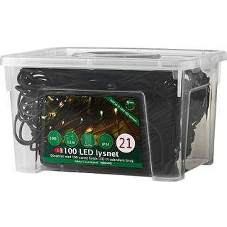 Q-line lysnet med 100 LED - varm hvid