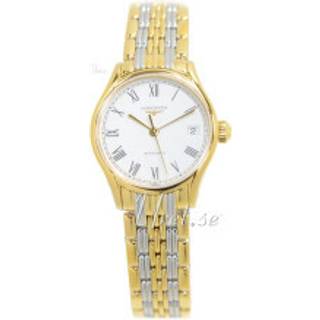 Longines L4.360.2.11.7 Lyre Hvid/Gul guldtonet stål Ø25 mm